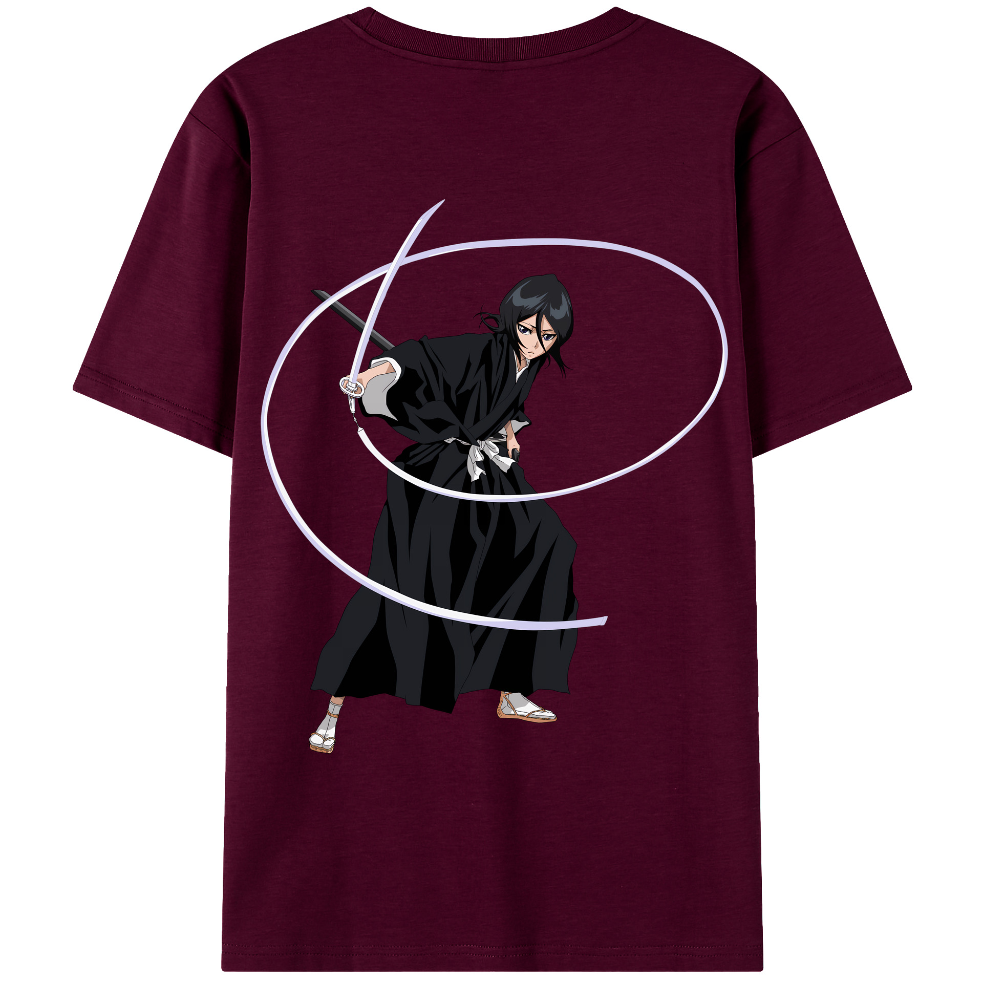 （画像用） ブリーチ 朽木ルキア BLEACH Kuchiki Rukia レディース半袖Tシャツ(バックプリント)